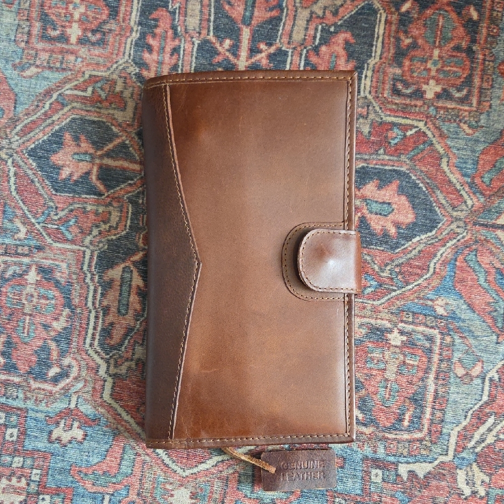 JANE MARIE LARGE LEATHER Passport  WALLET